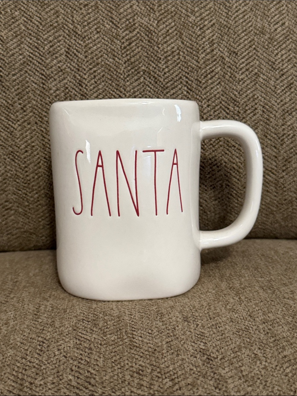 Rae Dunn Santa Christmas mug